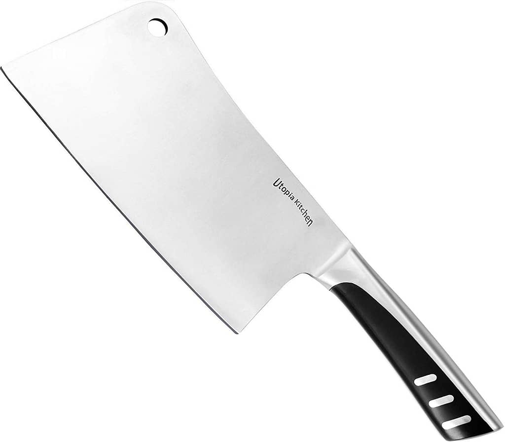 SKY LIGHT Cleaver Knife - 7 Inch Meat Cleaver Kitchen Butcher