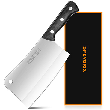 7 Inches Cleaver Knife Chopper Butcher Knife Stainless Steel Utopia Kitchen